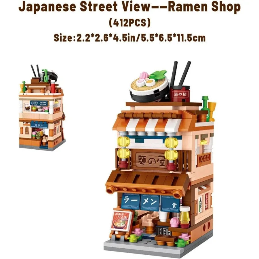 4 PACK Brick Building Set for 2969 PCS Building Blocks Kit Japanese Street Building Toy Set Gift for 615 Years Old Kid and Adul Shopifynow