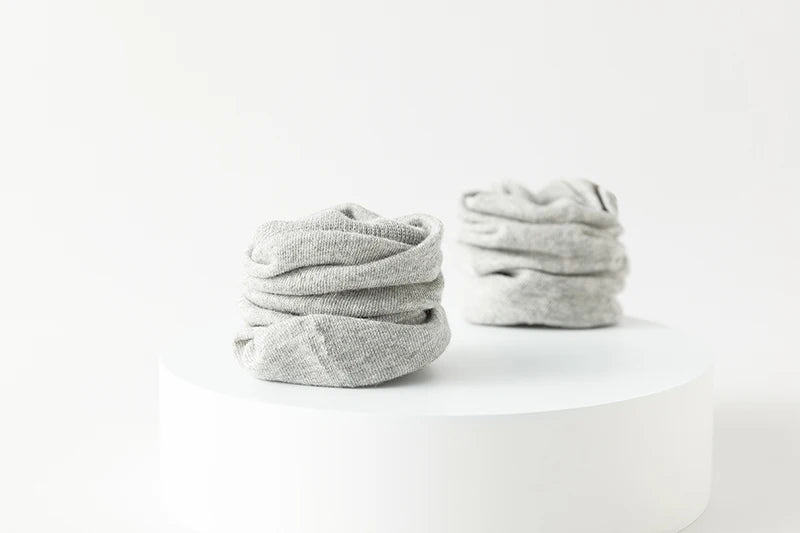 10 Pairs New Men's Cotton Socks Black Business Men Socks Soft Breathable Autumn Spring for Male White US6-10 Shopifynow