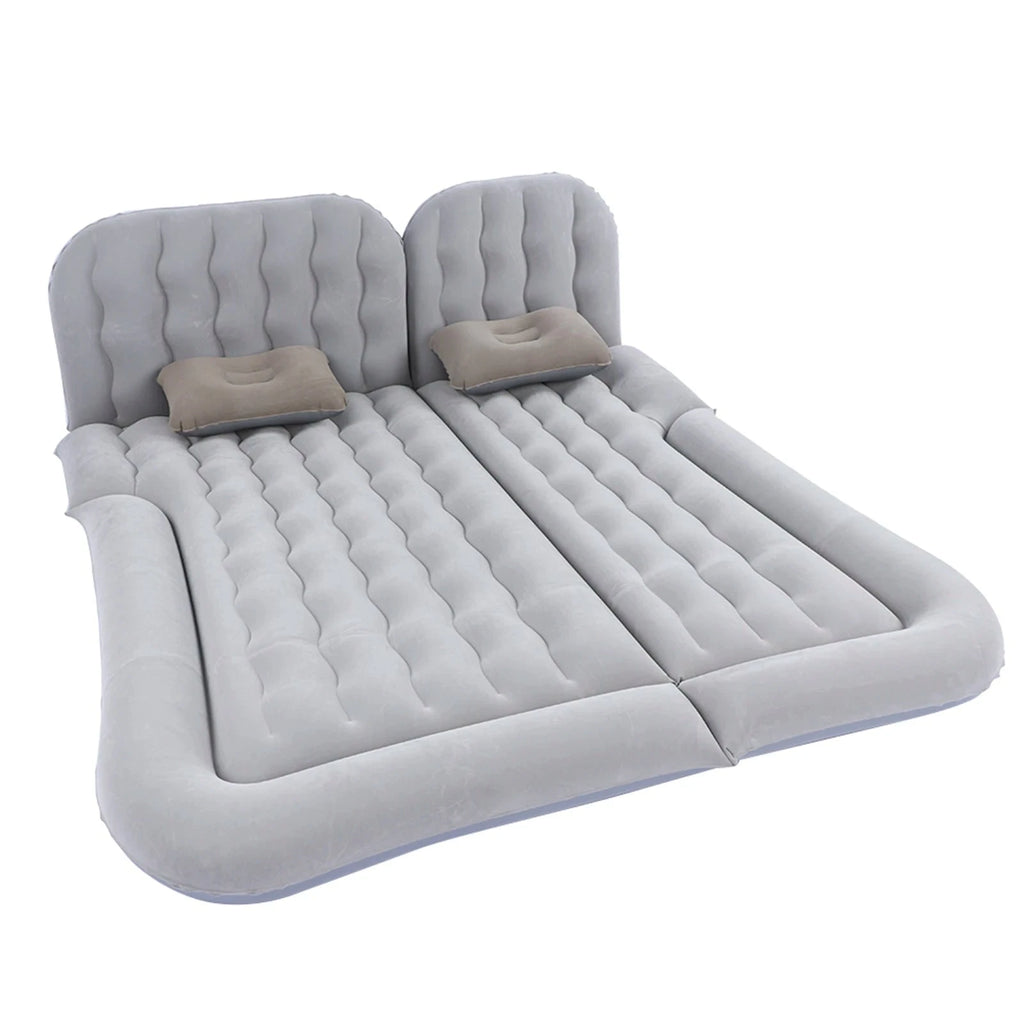 Auto Accessories Car Inflatable Bed PVC Flocking Soft Sleeping Rest Cushion Car Travel Bed for Traveling Car Family Outdoor Shopifynow