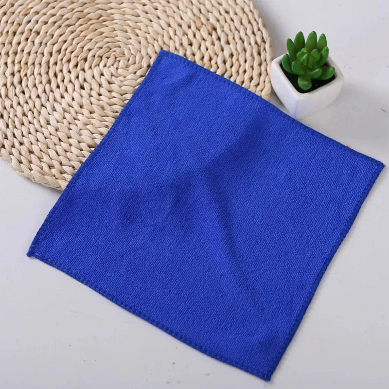 20PCS 30*30 General Cleaning Towel Soft Microfiber Car Cleaning Towel Drying Cloth Hemming Wash Towel Water Suction Polishing Shopifynow