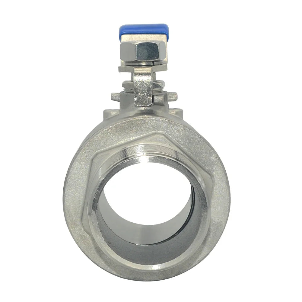 316 Stainless Steel 2P Ball Valve 1/2" 3/4" 1" 1-1/4" 1-1/2" 2" NPT Female And Male Thread Water Gas Oil Switch Fitting Adapter - Shopifynow