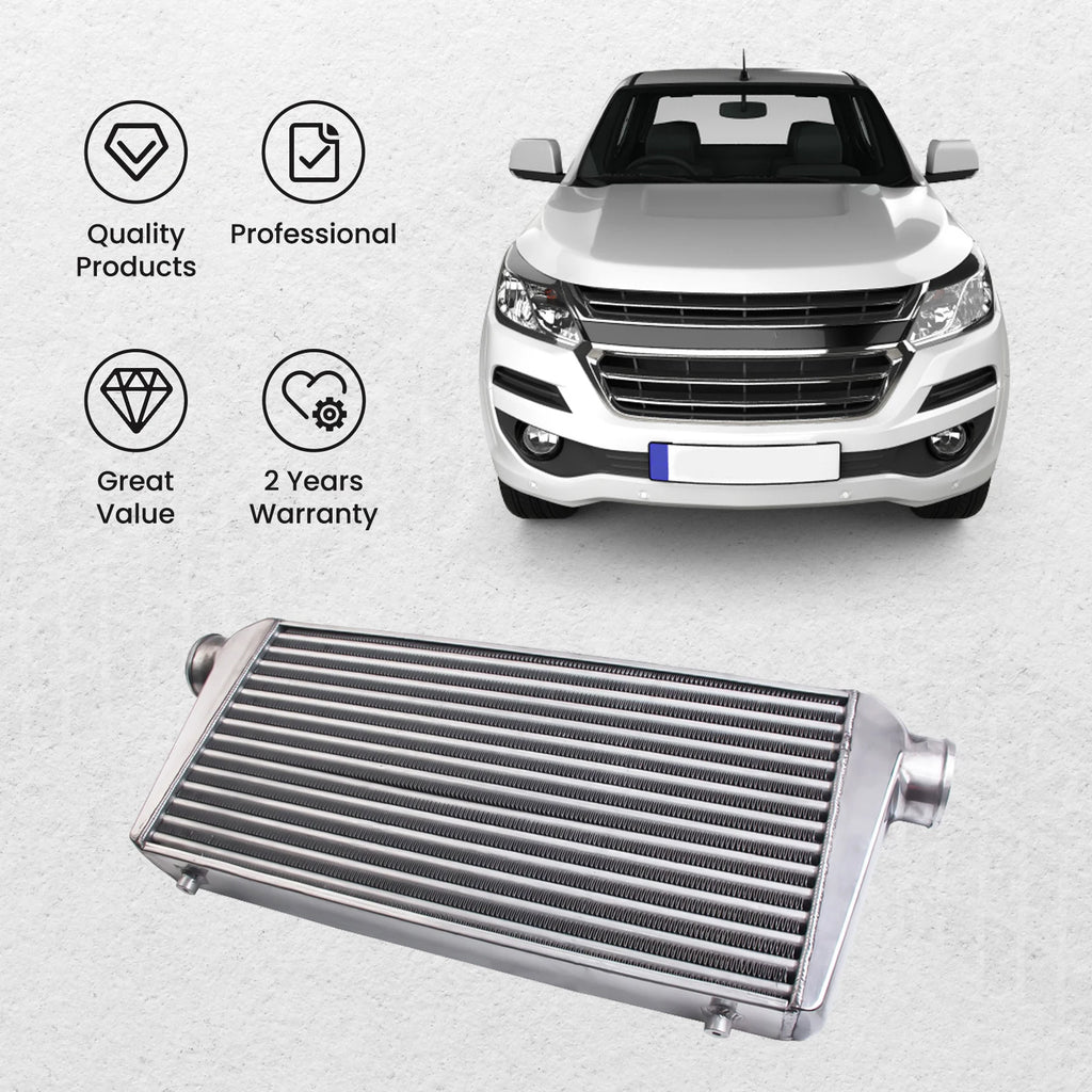 600x300x76 2.5" Intercooler Pipe ALLOY UNIVERSAL TURBO HARD PIPE 3" Thickness - Shopifynow