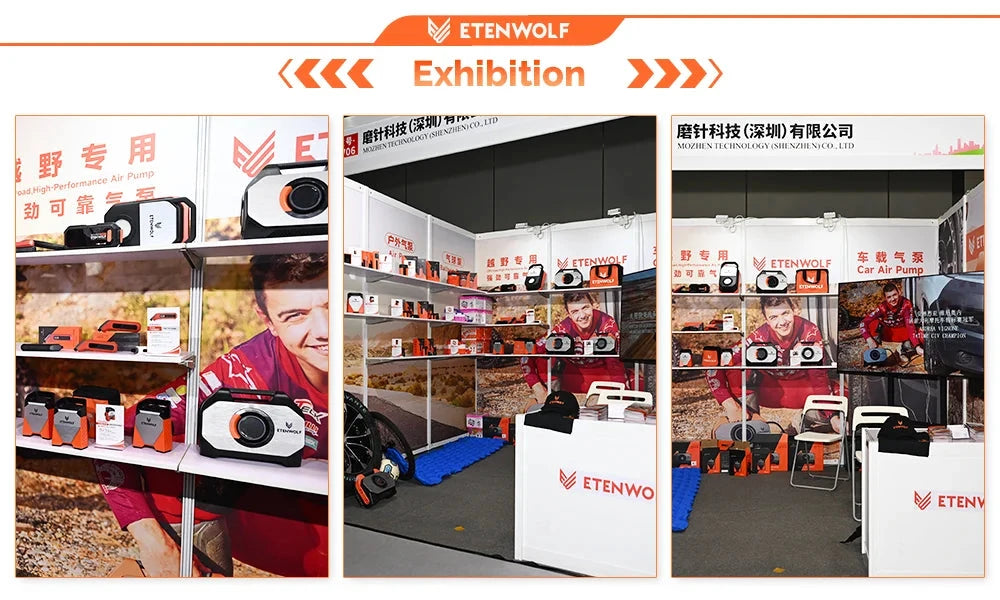 ETENWOLF ZEPHYR S3C Portable Air Compressor 100% Duty Cycle Car Tire Inflator 7800mAh for Cars, Motorcycles, Bicycles Balls Shopifynow