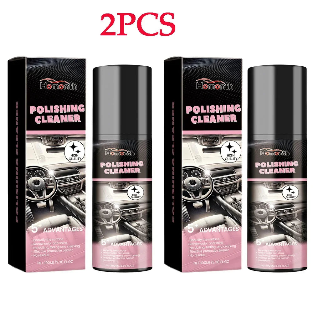 2PCS 100ML Polishing Cleaner Cars Interior Car Interior Detailer and Cleaner -USA Shopifynow