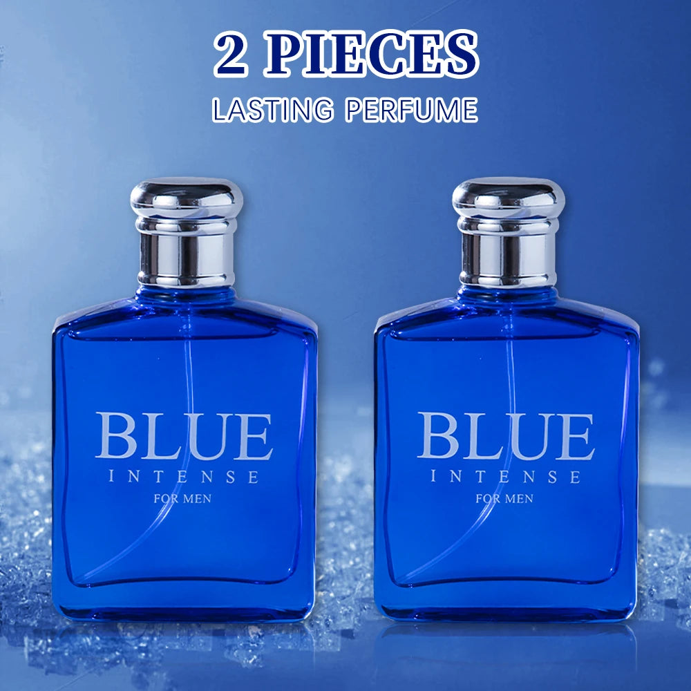 BLUE CHARM Eau de Parfum Spray 3.4 Ounce / 100 Ml  Multi-Layered Fragrance Aromatic Fragrance for Men Men's EDP Perfumes Fruit Shopifynow