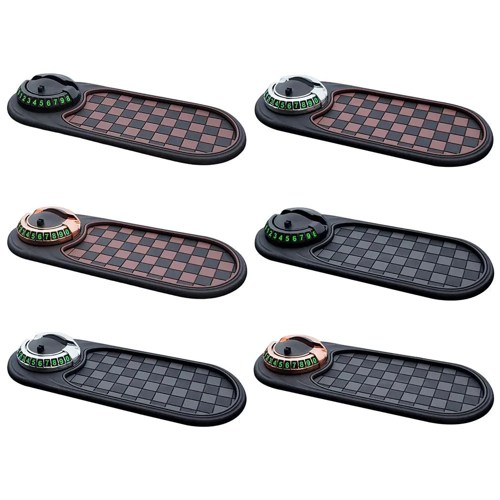 Car Dash Mat Anti Slip Rug with Auto Phone Holder Silicone Dashboard Car Pad Mat for Phones Keys Gadgets Shopifynow