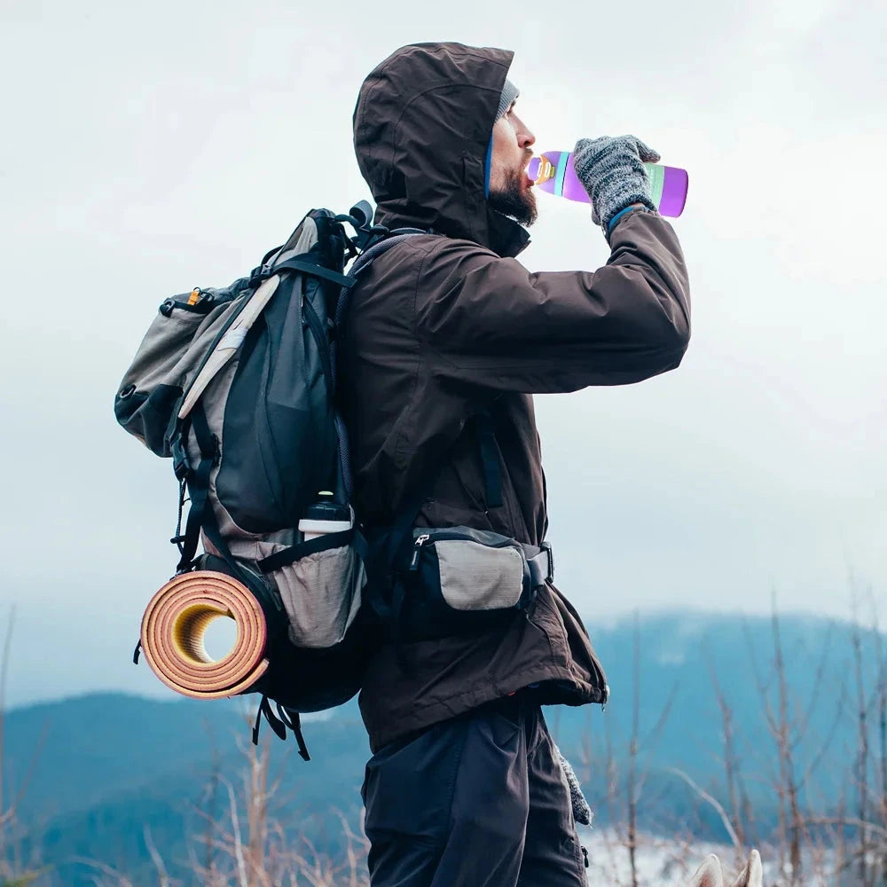 32OZ Vacuum Insulated Water Bottle with Straw Stainless Steel Water Bottle for Outdoor Sports Camping Hiking Thermal Cup Shopifynow