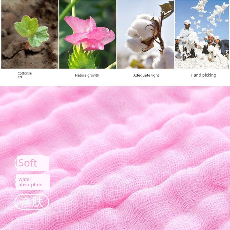 Baby Pure Cotton Gauze Towel Saliva Towel Baby Washing Face Small Square Towel Newborn Baby Child Dedicated Product Soft Bath Towel Shopifynow
