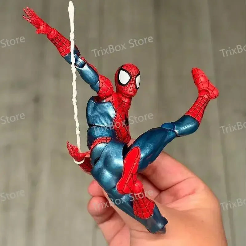 2026IN stock new CT toys 16CM Mafex 075 Spiderman Action Figure Spider Man Multiple Accessories Model Doll Toys Collection Gifts Shopifynow
