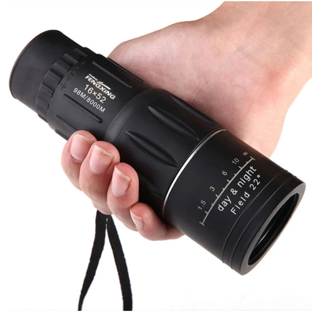 16x52 Portable Monocular Telescope 66M/8000M Zoom Long Range Spyglass Outdoor Binoculars for Outdoor Sports Camping Travel Shopifynow