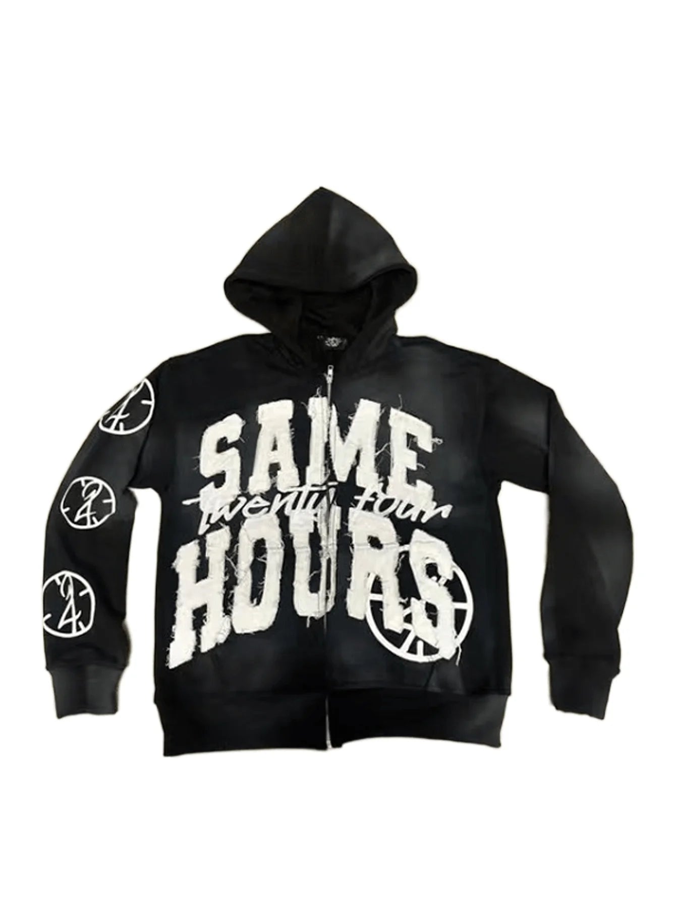 Y2k Hoodie Graphic Zip Up Hoodies Hip Hop Streetwear Aesthetic Sweatshirts Oversized Vintage Outfit - Shopifynow