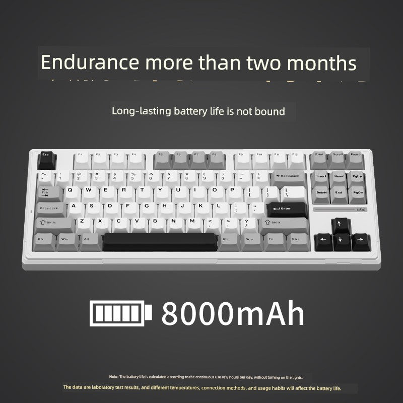 Ikbc Three-Mode RGB Backlit Mechanical Keyboard K87 Customized Wireless Keyboard Boys Specially for Gaming 87 Keys Shopifynow