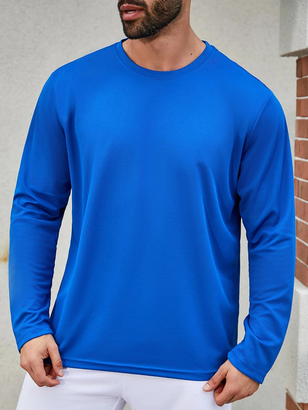 11 colors randomly selected 6-piece men's quick drying long sleeved T-shirt moisture wicking casual and breathable Shopifynow