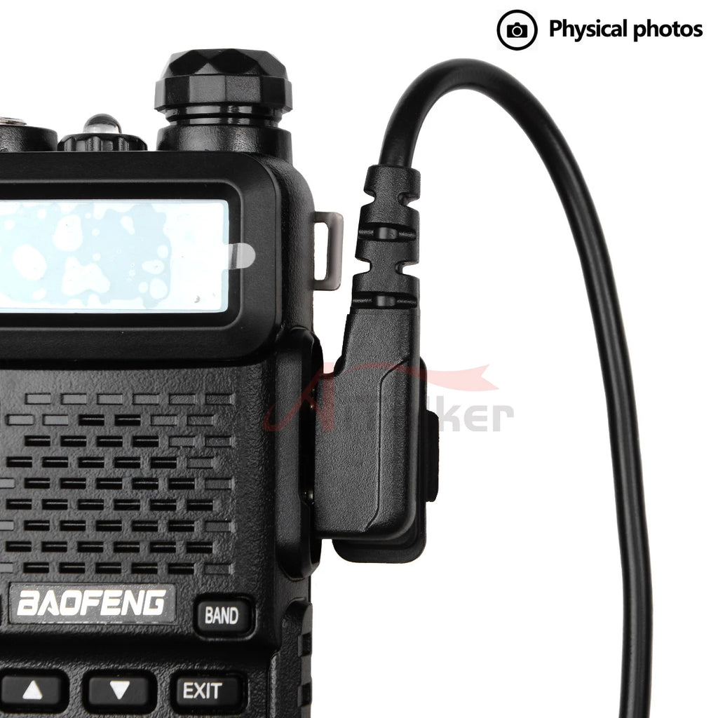 Quansheng UV-K5 Walkie Talkie Headset Headphone Earphone For Kenwood Baofeng UV-5R UV82 UV-17 Tytera TC-UV8000 Wouxun KG-UV6D - Shopifynow