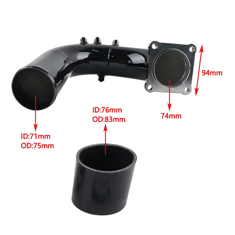 High Flow Intake Elbow Pipe for 03-07 Dodge Ram 5.9L Cummins Turbo Diesel