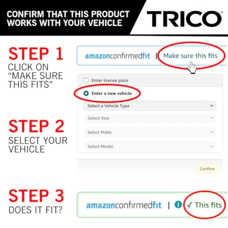 22 Inch 22 Inch Pack of 2 Automotive Replacement Windshield Wiper Blades with Silicone Ceramic Technology 902222 for Select Veh