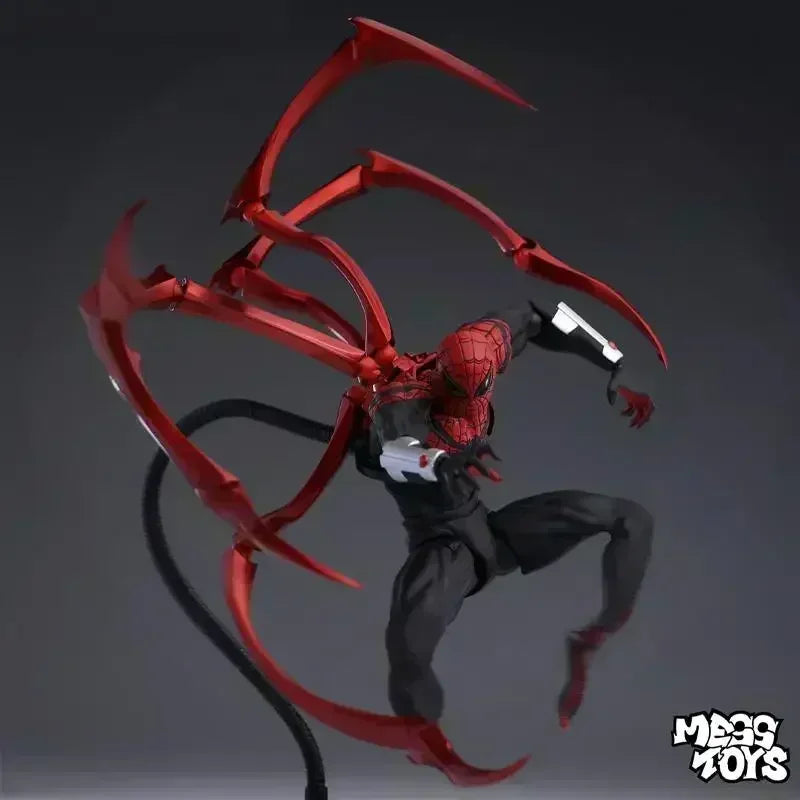 New Hot Messtoys Spiderman Figure Ct Toys Black Red Spider Man Mess Toys Anime Action Figure Figurine Collectible Model Gift Shopifynow