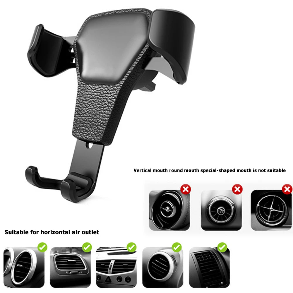 Universal Gravity Car Phone Holder Support No Magnetic Air Vent GPS Clip Mount Shopifynow