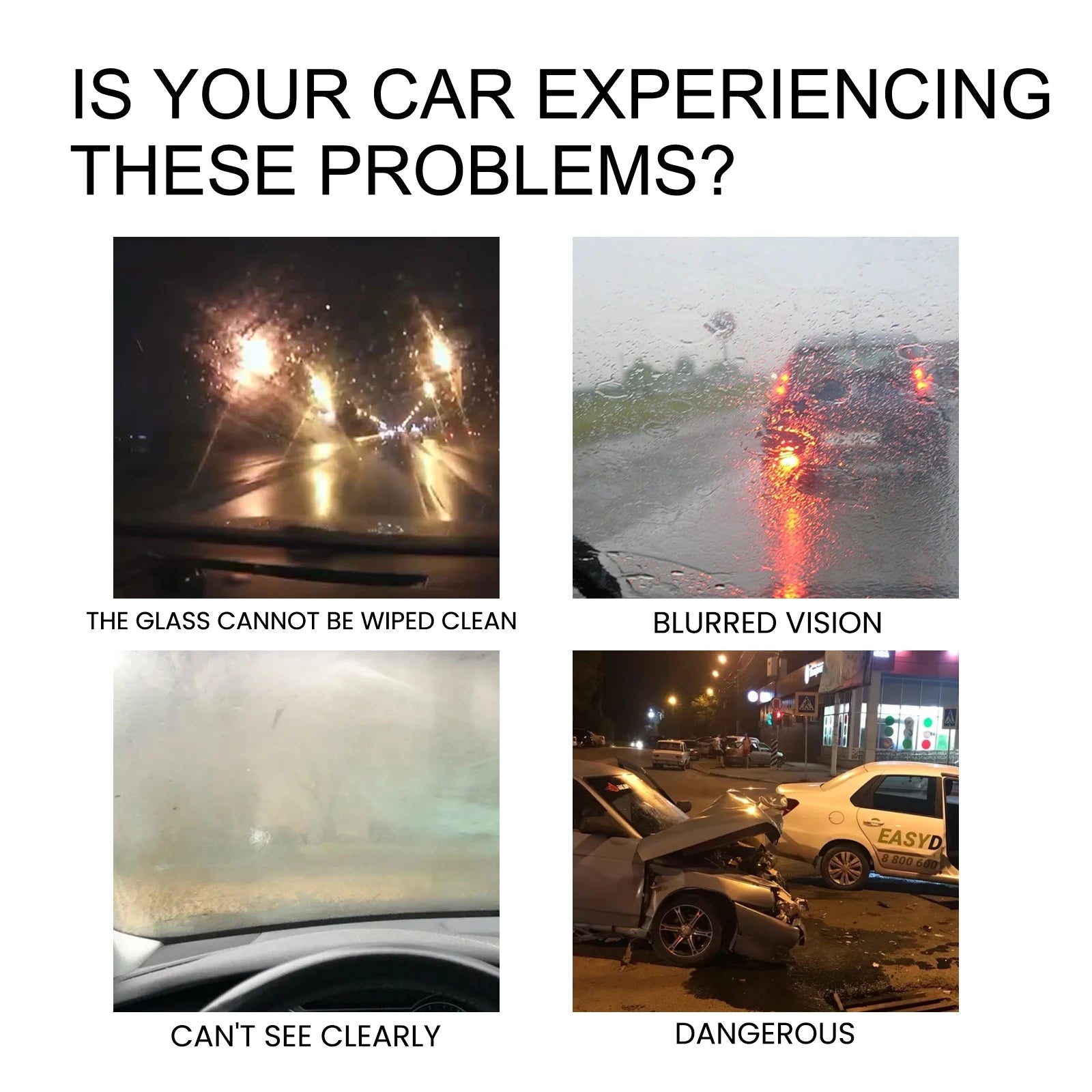 Homonth Windshield Cleaning Tablets 30PCS Glass Restoration Streak Free Cleaner for Car Windows Anti Fog Interior Glass Cleaner