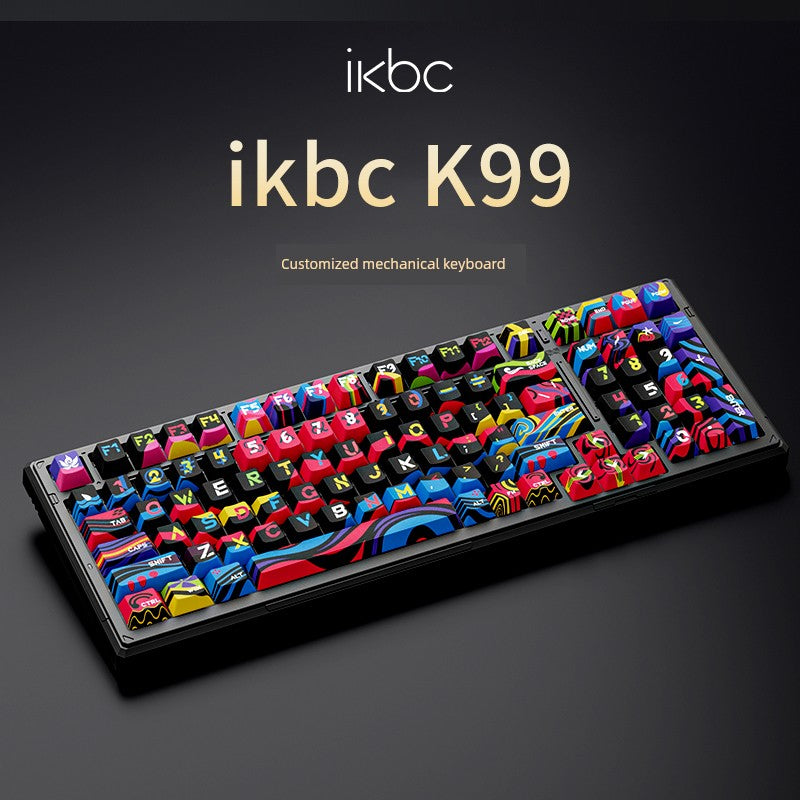 Ikbc Wireless Bluetooth Mechanical Keyboard Customized K99/K87 Three-Mode RGB Boys Only for E-Sports Game Keyboard Shopifynow