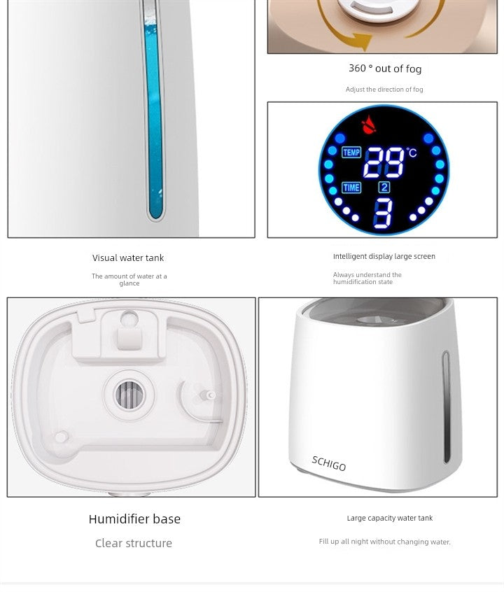 4L Air Essential Oil Diffuser Aroma Vaporizer Humedifier Aromatherapy Shopifynow