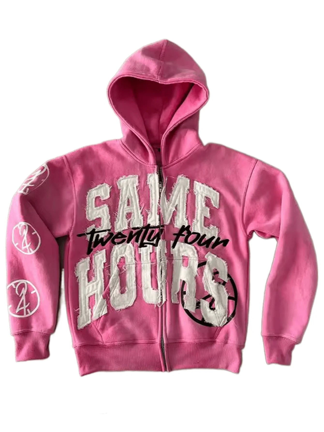 Y2k Hoodie Graphic Zip Up Hoodies Hip Hop Streetwear Aesthetic Sweatshirts Oversized Vintage Outfit - Shopifynow