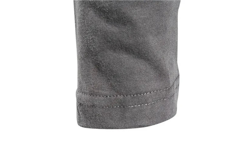 100% Cotton Long Sleeve T Shirt For Men Solid Spring Casual Mens T-shirts High Quality Male Tops Classic Clothes Men's T-shirts Shopifynow