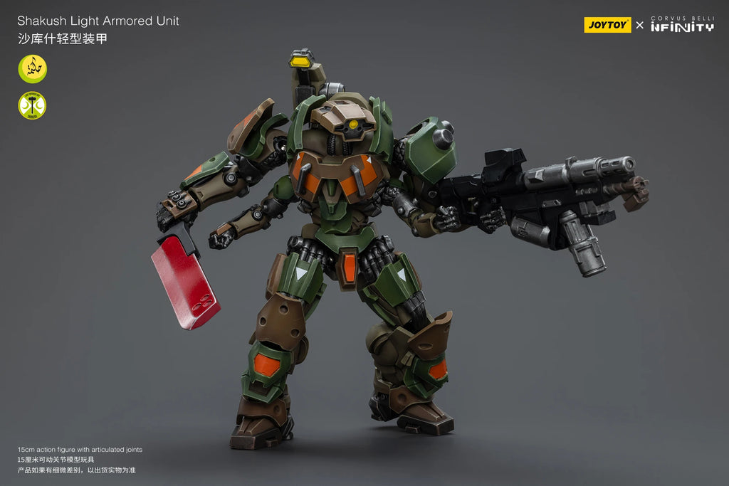 JOYTOY Infinity 1/18 Action Figures Mecha  Anime 17cm Nomads Gecko Squadron Shakush Light Armored Unit Collection Model Toy Shopifynow