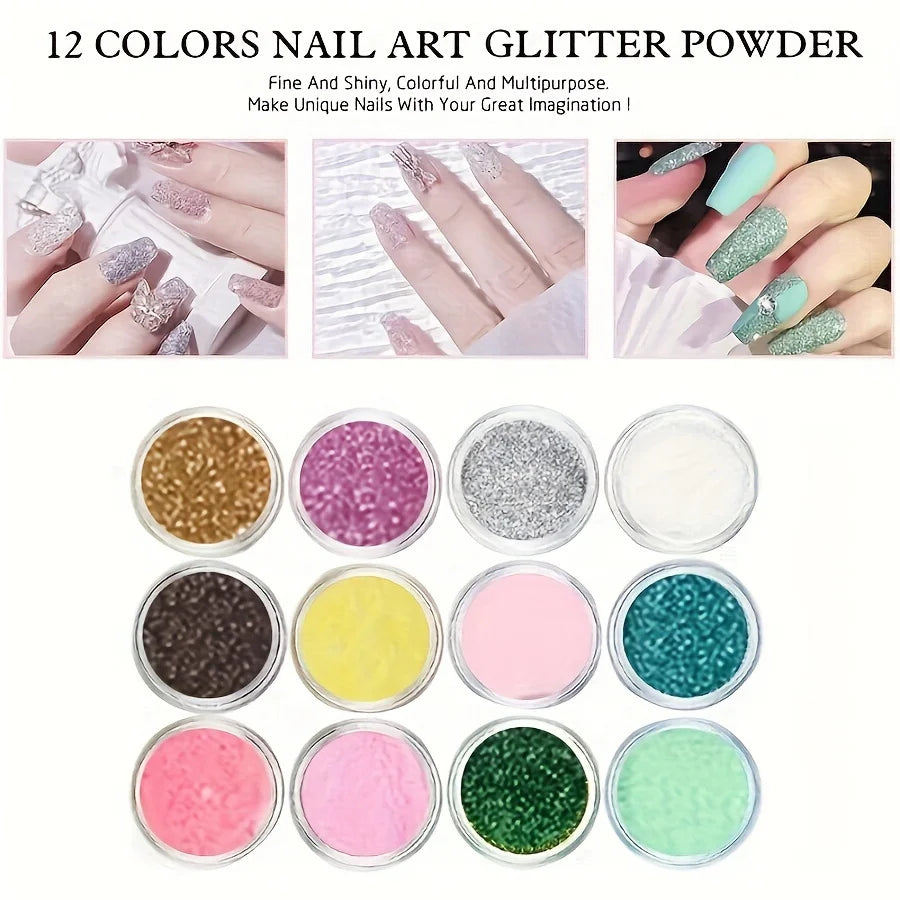 Acrylic Nail Kit Acrylic Powder With Acrylic Liquid For Gel Nails With UV Lamp For Gel Nails Set DIY Gifts For Women Shopifynow