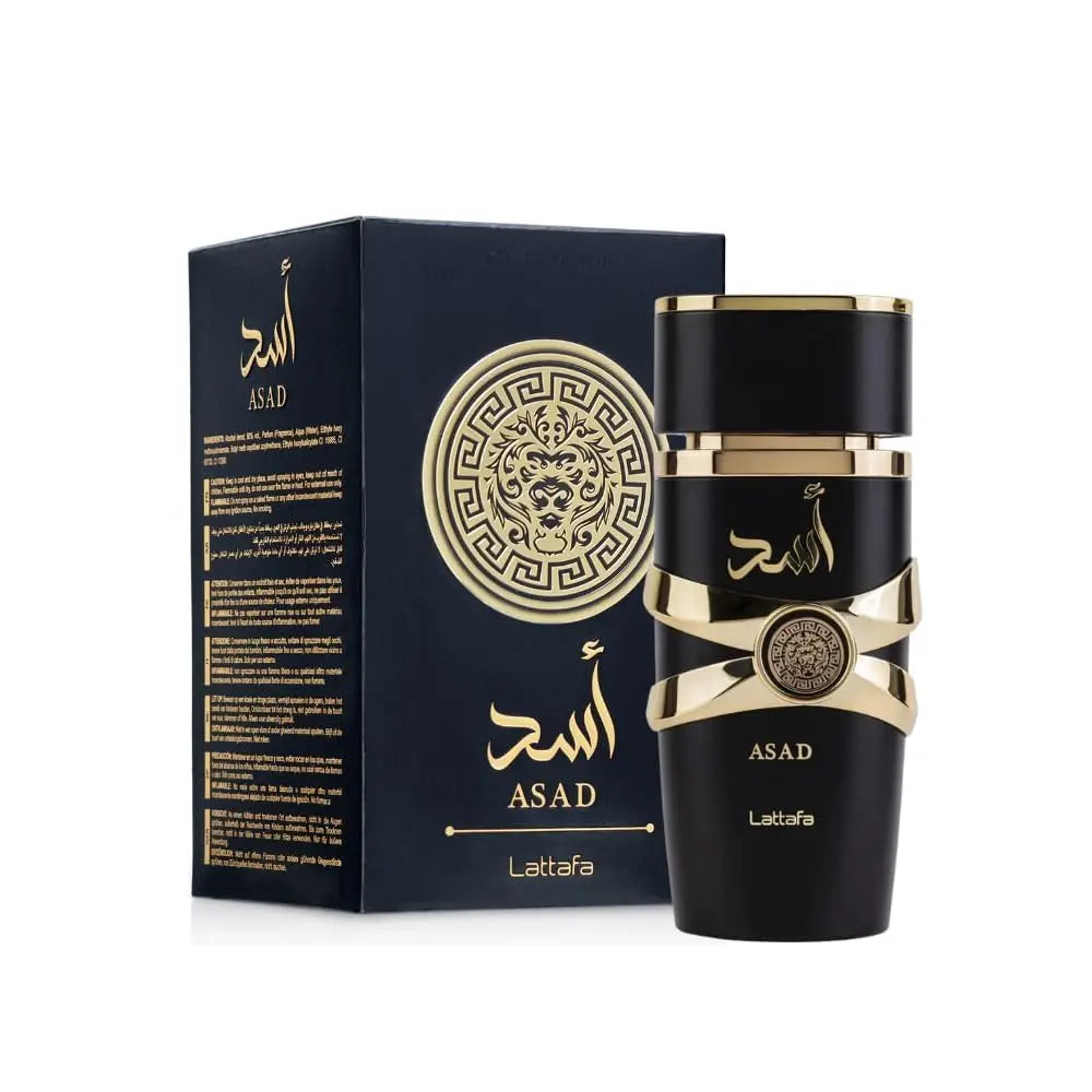 Lattafa Perfumes Asad for Unisex Eau De Parfum Spray 3.4 Ounce Shopifynow