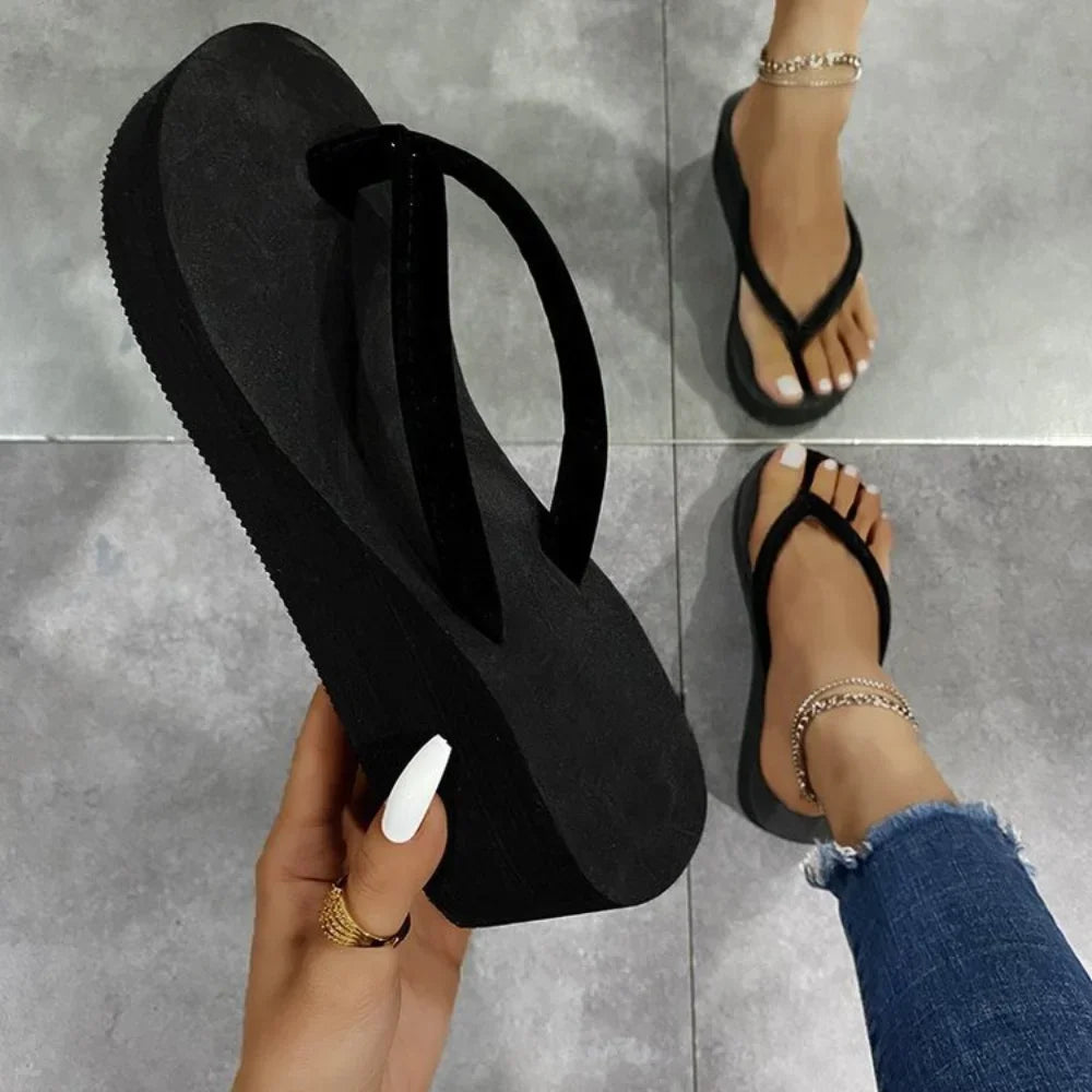 Slippers Summer Shoes Women Wedges Sandals Slides Beach Home Slippers Women Flip Flops Memory Foam Slippers Zapatos De Mujer Shopifynow