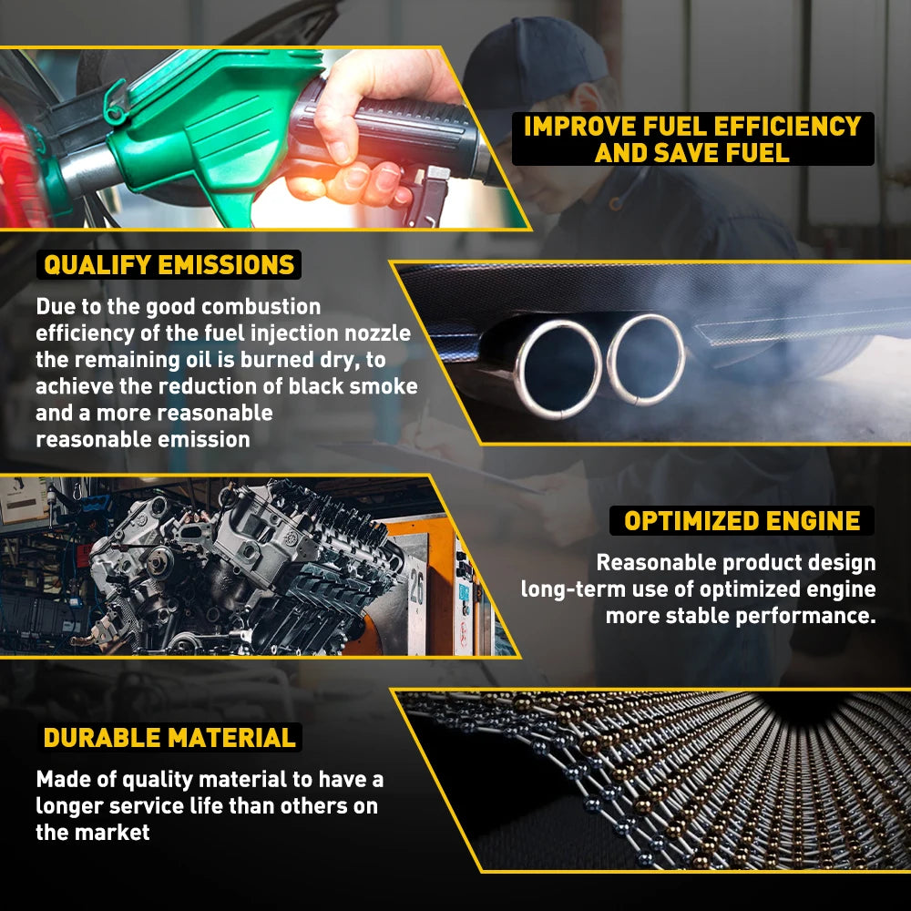 8Pcs New Fuel Injector Fit For Silverado GMC Yukon Cadillac Silverado 1500 2500 3500 OE 25317628 Accessories - Shopifynow