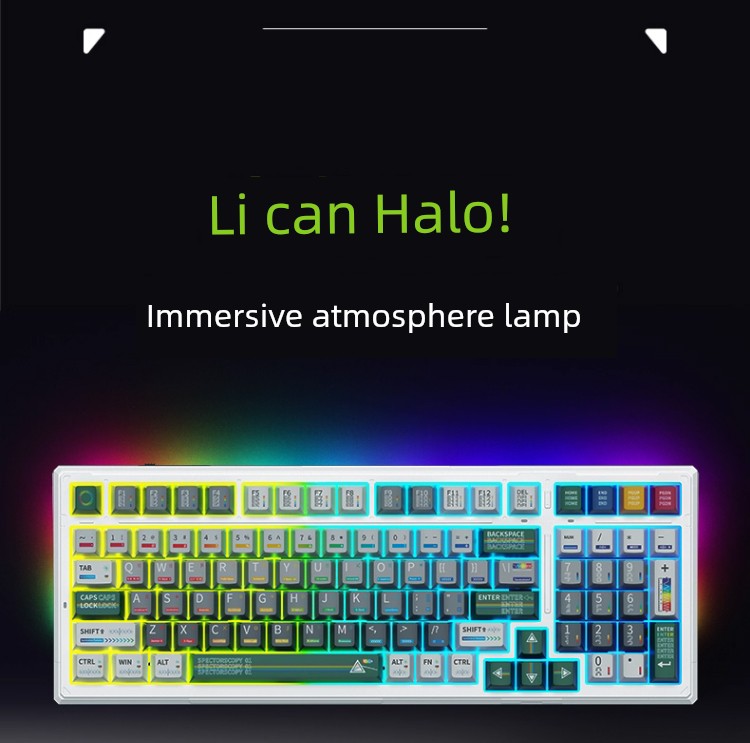 Ikbc Wireless Bluetooth Mechanical Keyboard Customized K99/K87 Three-Mode RGB Boys Only for E-Sports Game Keyboard Shopifynow