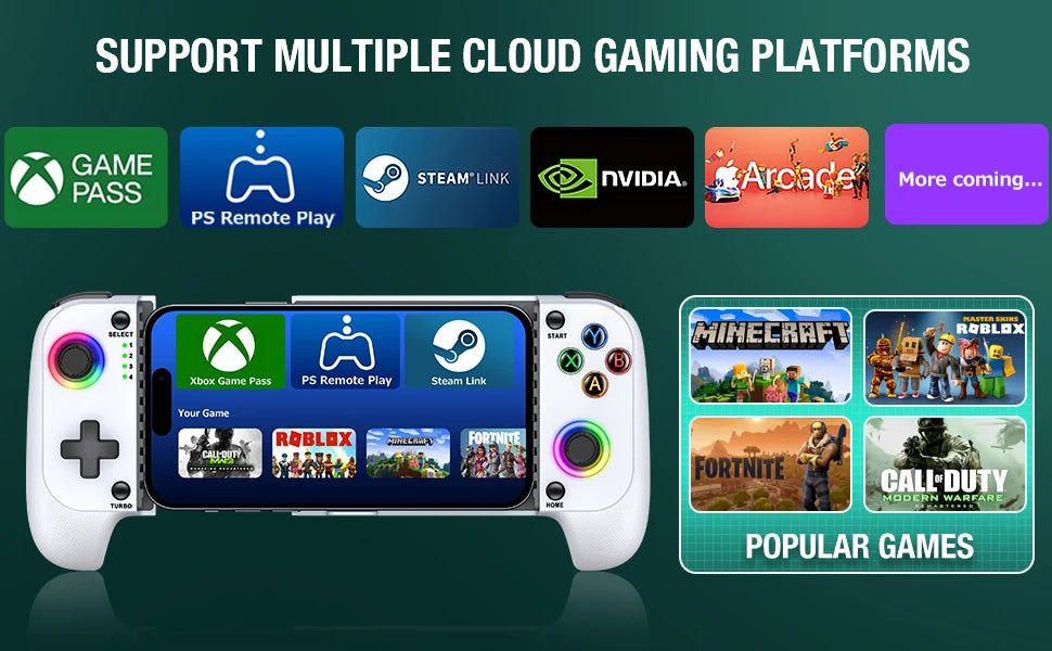 BEBONCOOL MC100 Gamepad Telescopic For Apple IOS Android PUBG COD Stretch Wireless Bluetooth Phone Game Controller Joystick Shopifynow