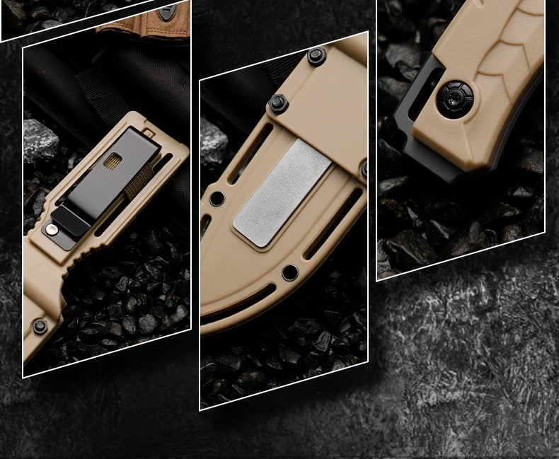 HUANGFU High quality fixed blades, outdoor straight knives, wilderness survival knives, men's knives, tactical knives Shopifynow