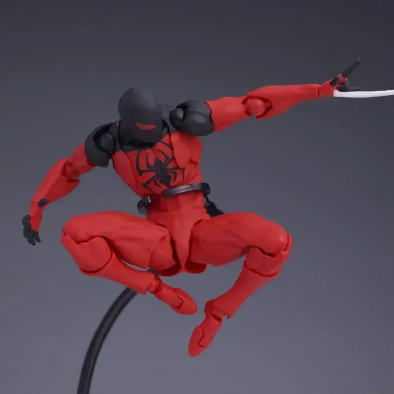 100% Original Mess Toys Spider Man Symbiote Spiderman Messtoys Black Suit Neighbor Scarlet Spider Anime Action Figure Gifts Toys Shopifynow