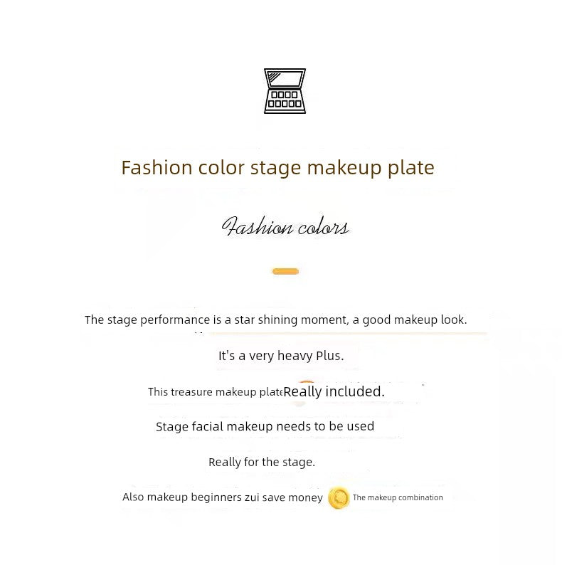 Genuine Goods Kids Student Stage Makeup Watch Show Eye Shadow Blush Powder One Makeup Palette Makeup Full Set Shopifynow