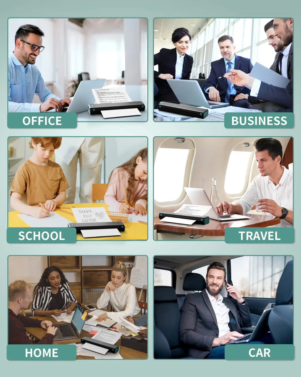 Phomemo M08F A4 Paper Printer Portable Thermal Printer Tattoo Printer Bluetooth Printer Compatible with Phone&Laptop for Office Shopifynow