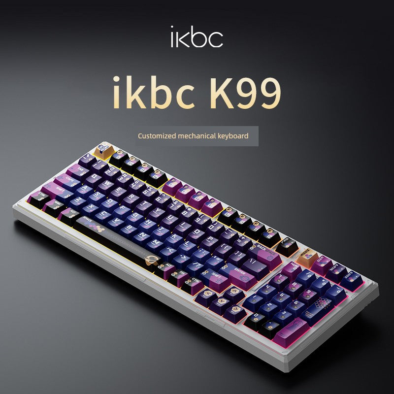 Ikbc Wireless Bluetooth Mechanical Keyboard Customized K99/K87 Three-Mode RGB Boys Only for E-Sports Game Keyboard Shopifynow