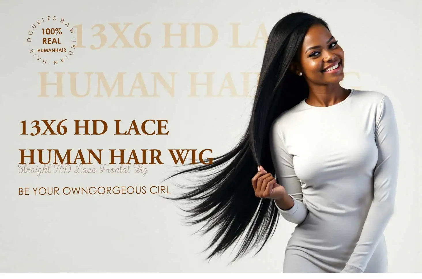 40 50 Inch Straight Human Hair Wig 13x6 HD Lace Frontal 100% Human Hair Wigs 250 Density Remy Pre Plucked Lace Front Closure Wig Shopifynow