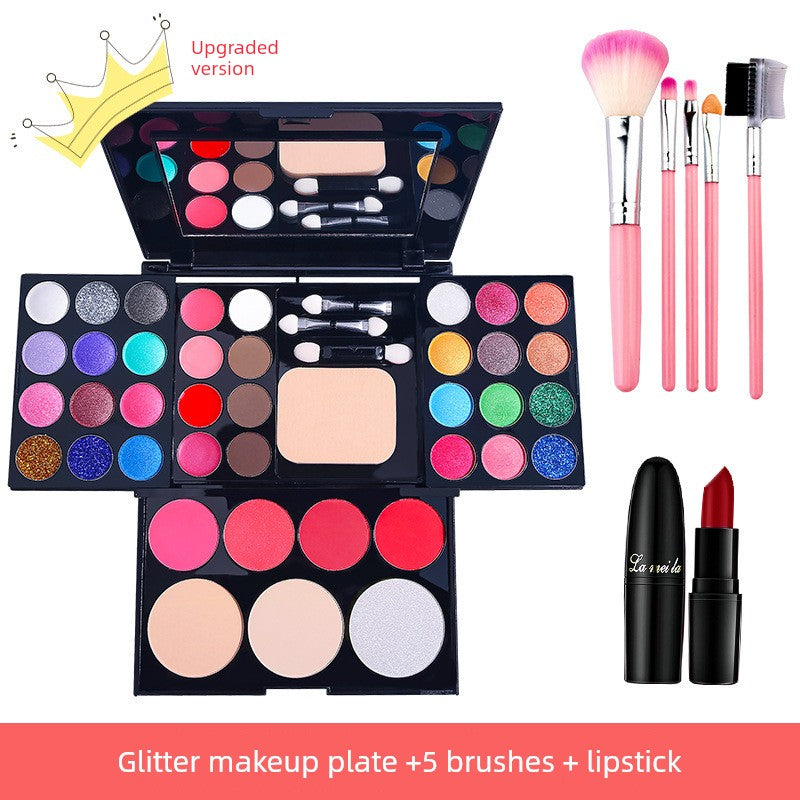 Genuine Goods Kids Student Stage Makeup Watch Show Eye Shadow Blush Powder One Makeup Palette Makeup Full Set Shopifynow