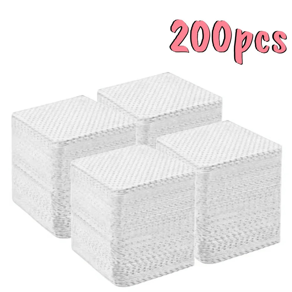 20/600pcs Lint-Free Nail Wipes Gel Cleansing Tissues Aluminum-Free Nail Polish Remover Pads for NaiArt Beauty Cleaning Care Tool - Shopifynow