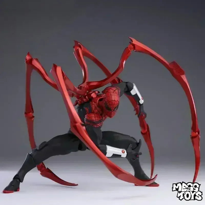 New Hot Messtoys Spiderman Figure Ct Toys Black Red Spider Man Mess Toys Anime Action Figure Figurine Collectible Model Gift Shopifynow