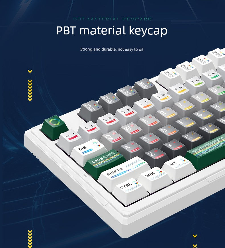 Ikbc Three-Mode RGB Backlit Mechanical Keyboard K87 Customized Wireless Keyboard Boys Specially for Gaming 87 Keys Shopifynow