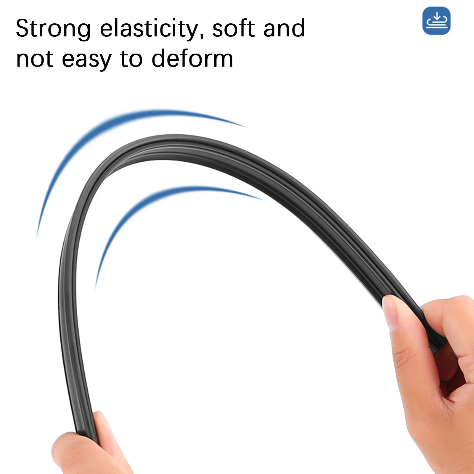 15.7" Rubber Driver Side Wiper Streak-Free Water Removal for Car Window, All-Weather Replacement Left Hand Rain Blades