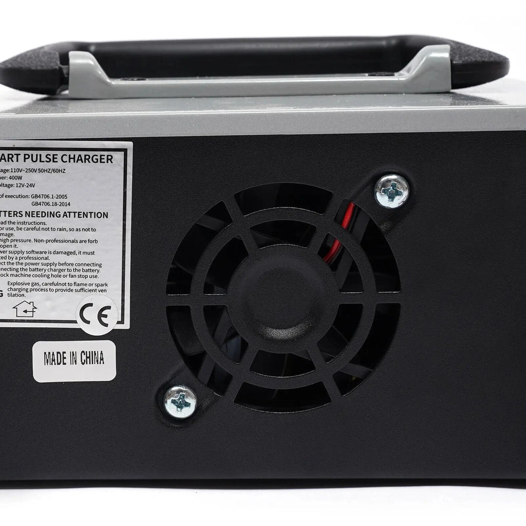 12V/24V 400W Heavy Duty Car Truck Battery Charger Intelligent Pulse Repair Trick Shopifynow