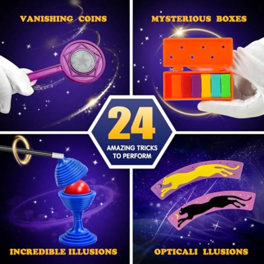 Advent Calendar 2025 Magic Set Tricks Toys for to Perform with Video STEM Gifts for 812 Age Teen Boys and Girls Christmas Gifts Shopifynow