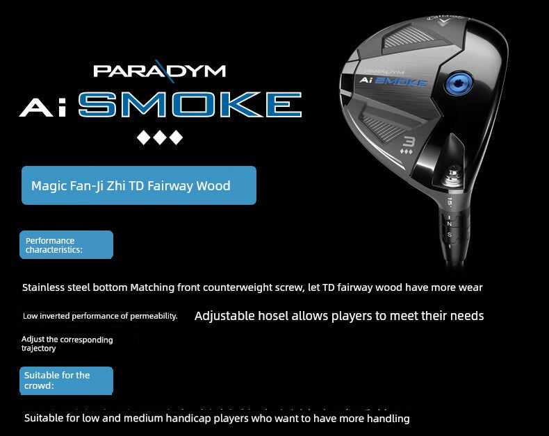 24 New Arrival Callaway Caraway Golf Club Rod Set Male AI Smoke Wooden Pole Matching Apex Iron Pole Shopifynow