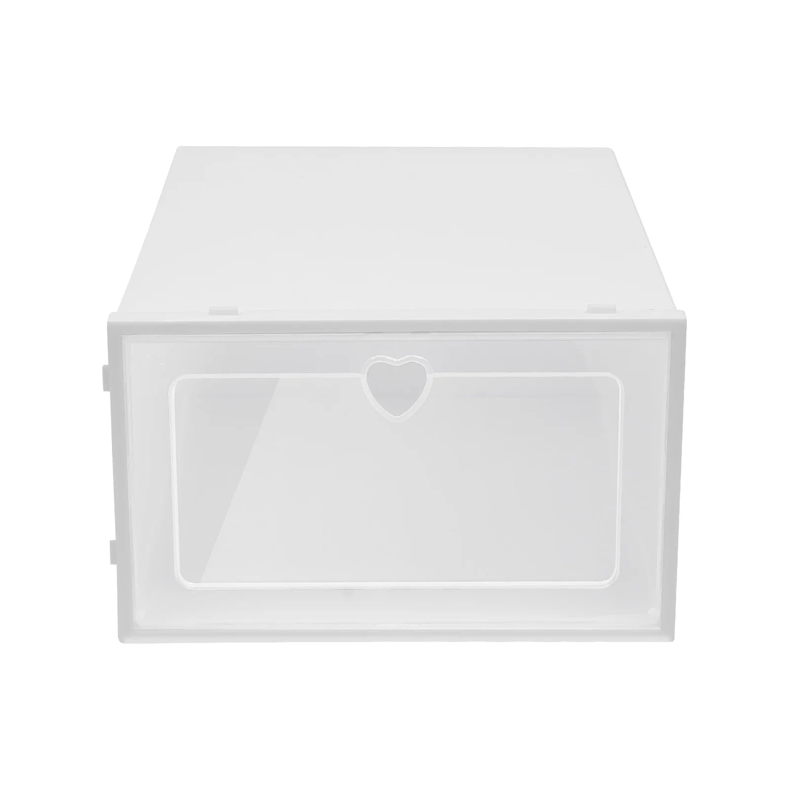 20PCS Stackable Shoe Storage Box W/Flip-Up Door - Space Saving Clear Plastic Organizer for Home Dorm Apartment - Shopifynow