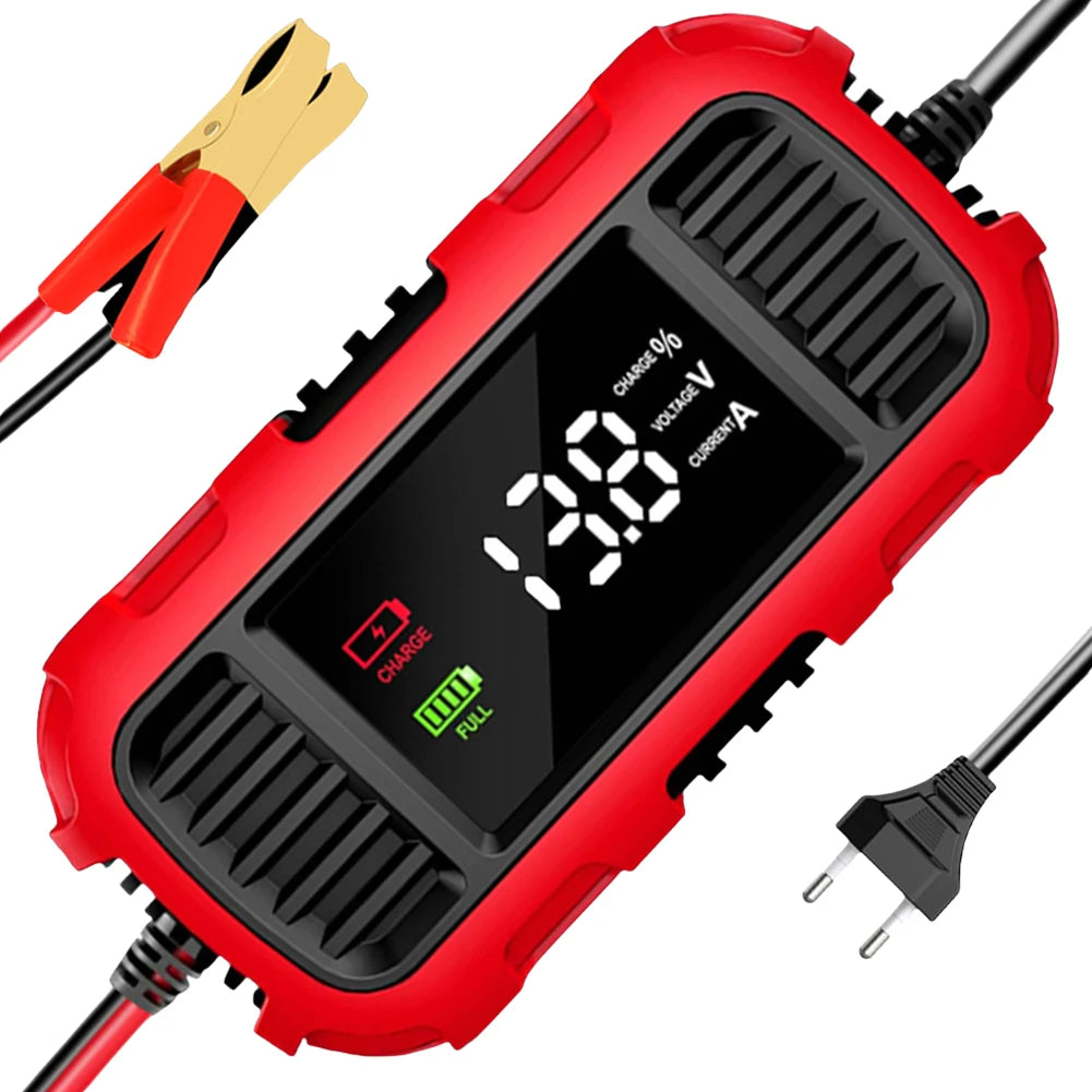 12V 2A Motorcycle Battery Charger Smart Battery Charging Tool Car Motorcycle Lead Acid Battery Charger for Car Truck Battery Shopifynow